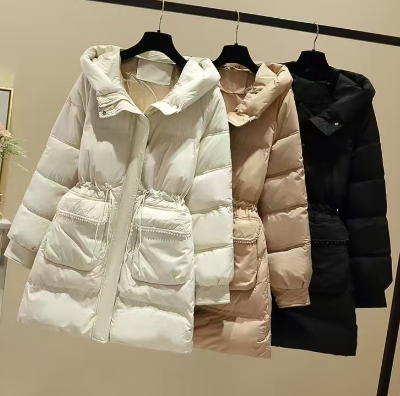 女士百搭收腰棉服001-A789