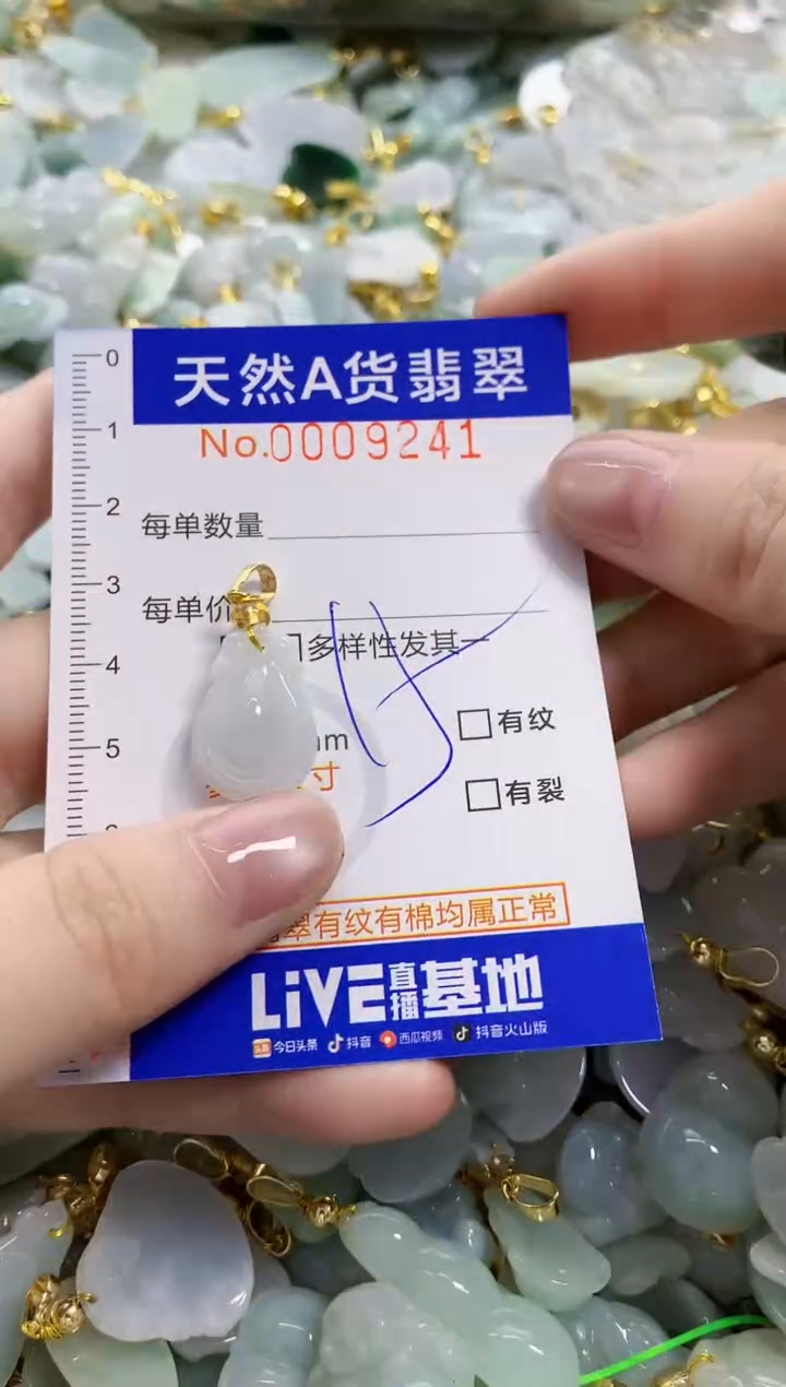 颈饰未镶嵌翡翠天然A货翡翠