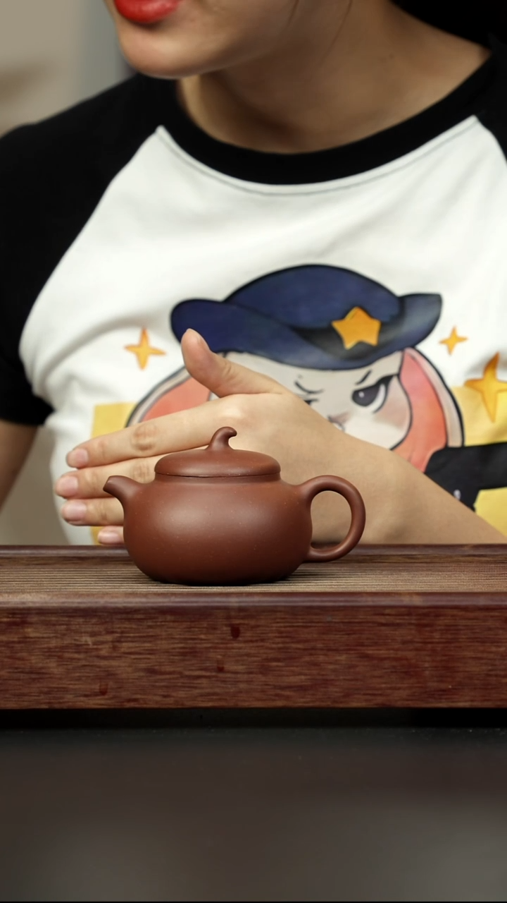 紫砂茶壶底槽清 茄瓜 全手