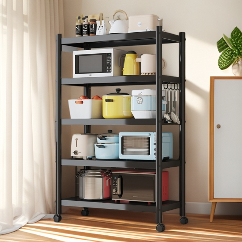 60cm多功能厨房用置物架落地式储物架加厚收纳架多层家用烤箱架