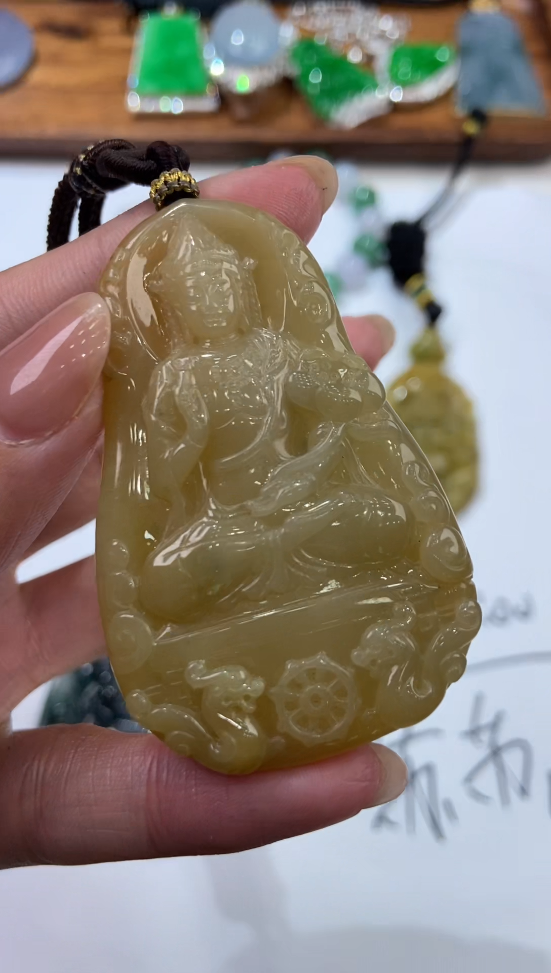 【闪购商品】翡翠未镶嵌颈饰2202930  