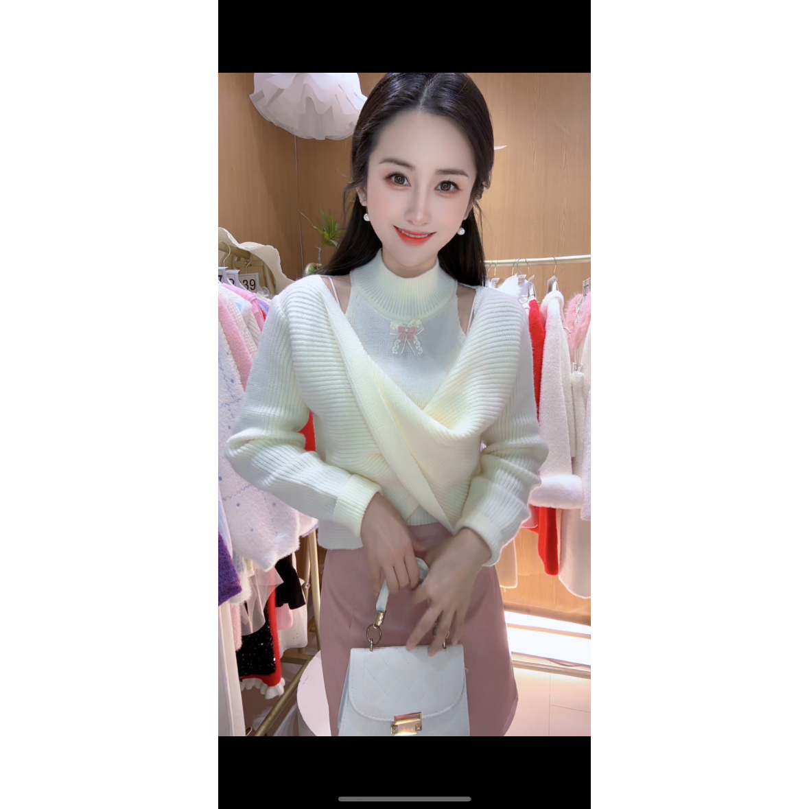 早秋穿搭装2025新款韩系氛围感高级感减龄上衣