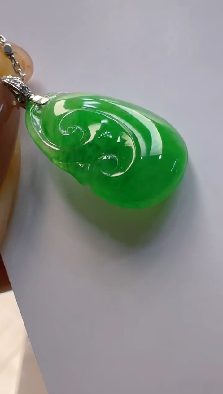 【闪购商品】翡翠18K金镶嵌吊坠(不含链)多样性团购发一件