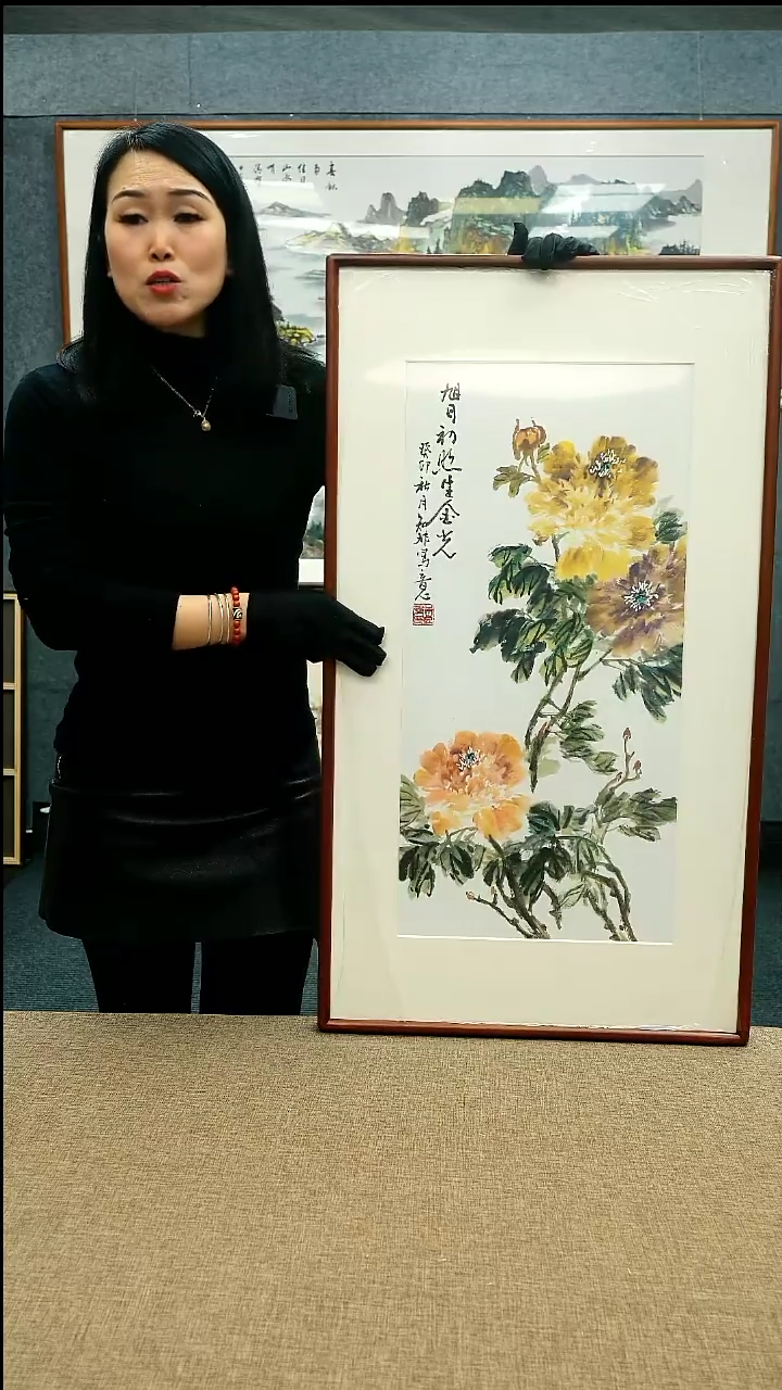 【闪购商品】国画52*92知非老师花鸟