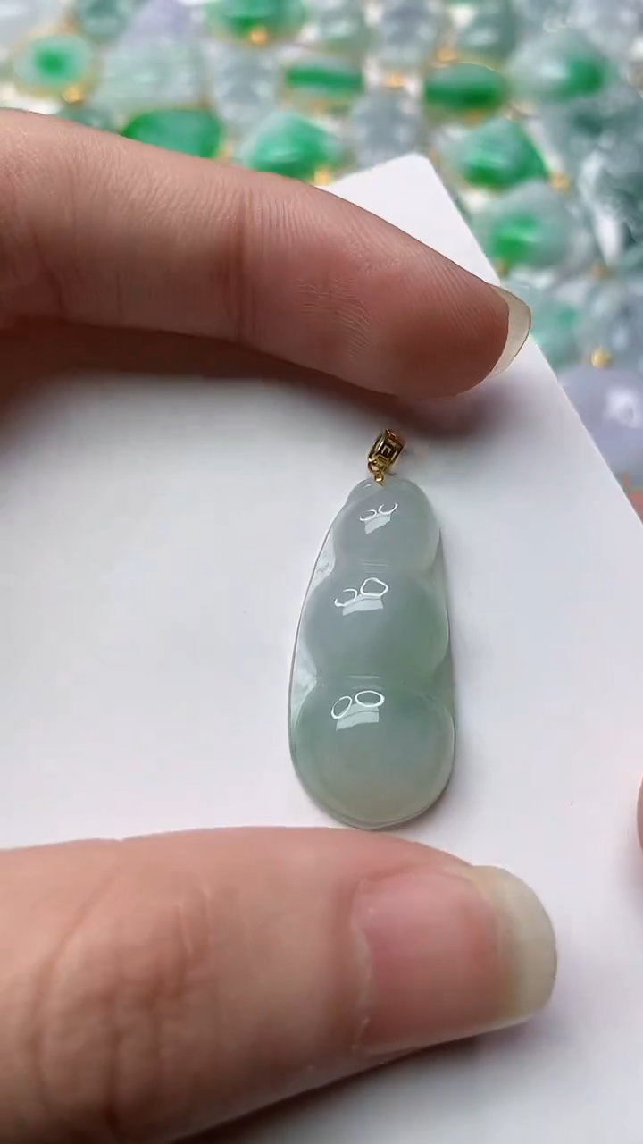 【闪购商品】翡翠颈饰18K金镶嵌1..........