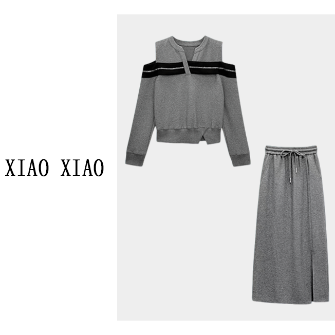 【XIAOXIAO】微胖大码女装2025春季时尚休闲精致女装百搭套装XX160