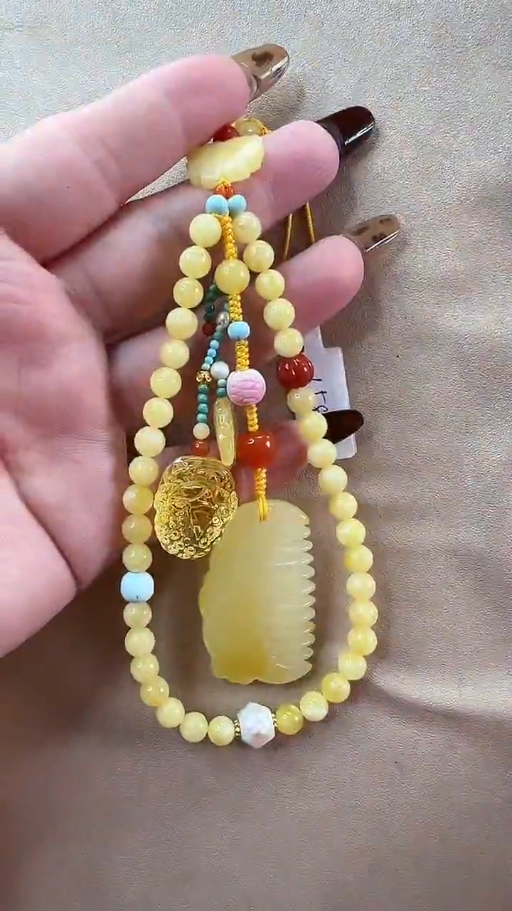 【闪购商品】琥珀颈饰未镶嵌项链