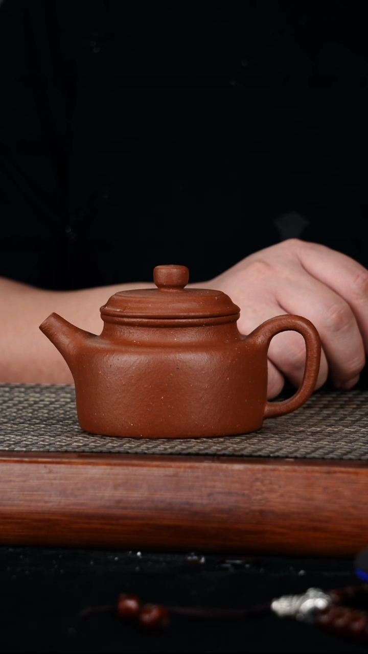 茶壶紫砂原矿生砂朱泥德钟