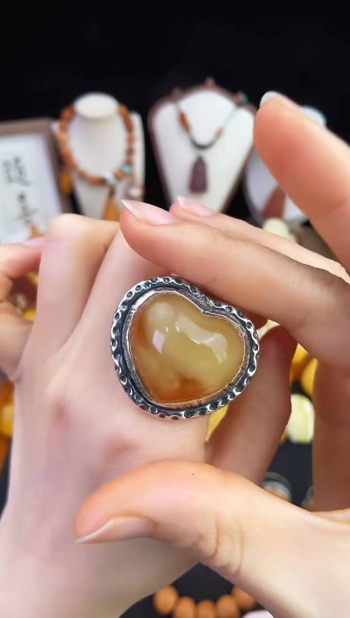 琥珀未镶嵌珠宝奇石玉*森柒月