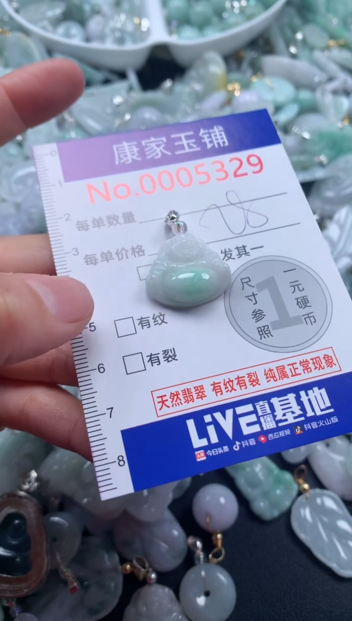 颈饰未镶嵌翡翠5329