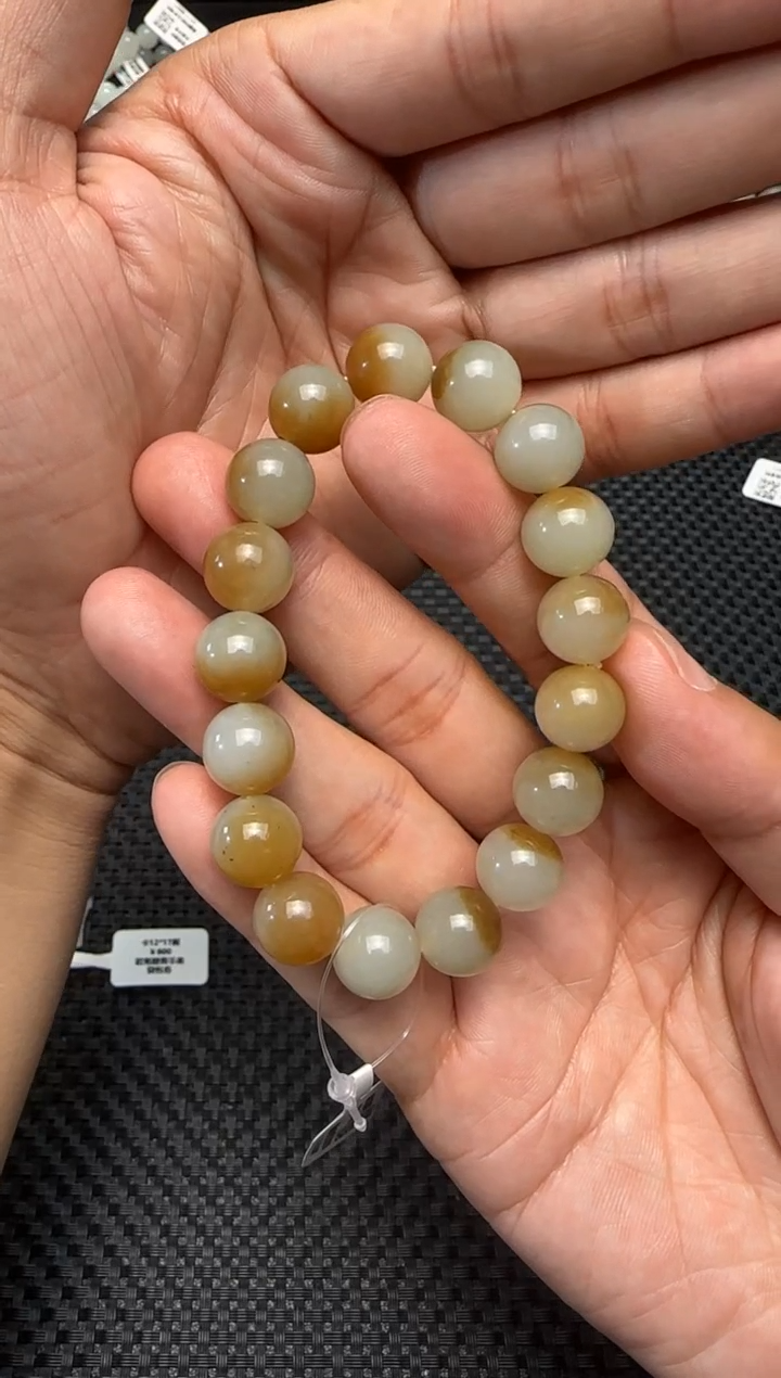 未镶嵌手串和田玉若羌糖手串卡12