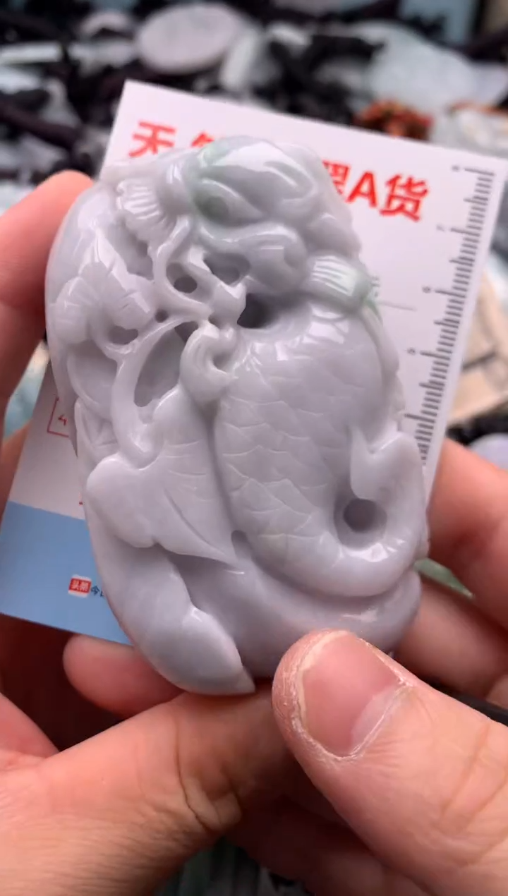 翡翠未镶嵌吊坠(不含链)1
