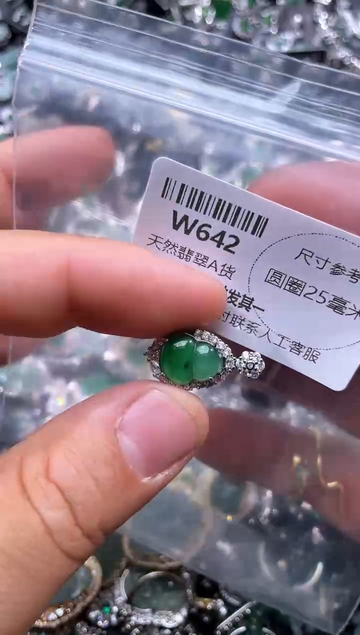 【闪购商品】翡翠颈饰未镶嵌W642吊坠