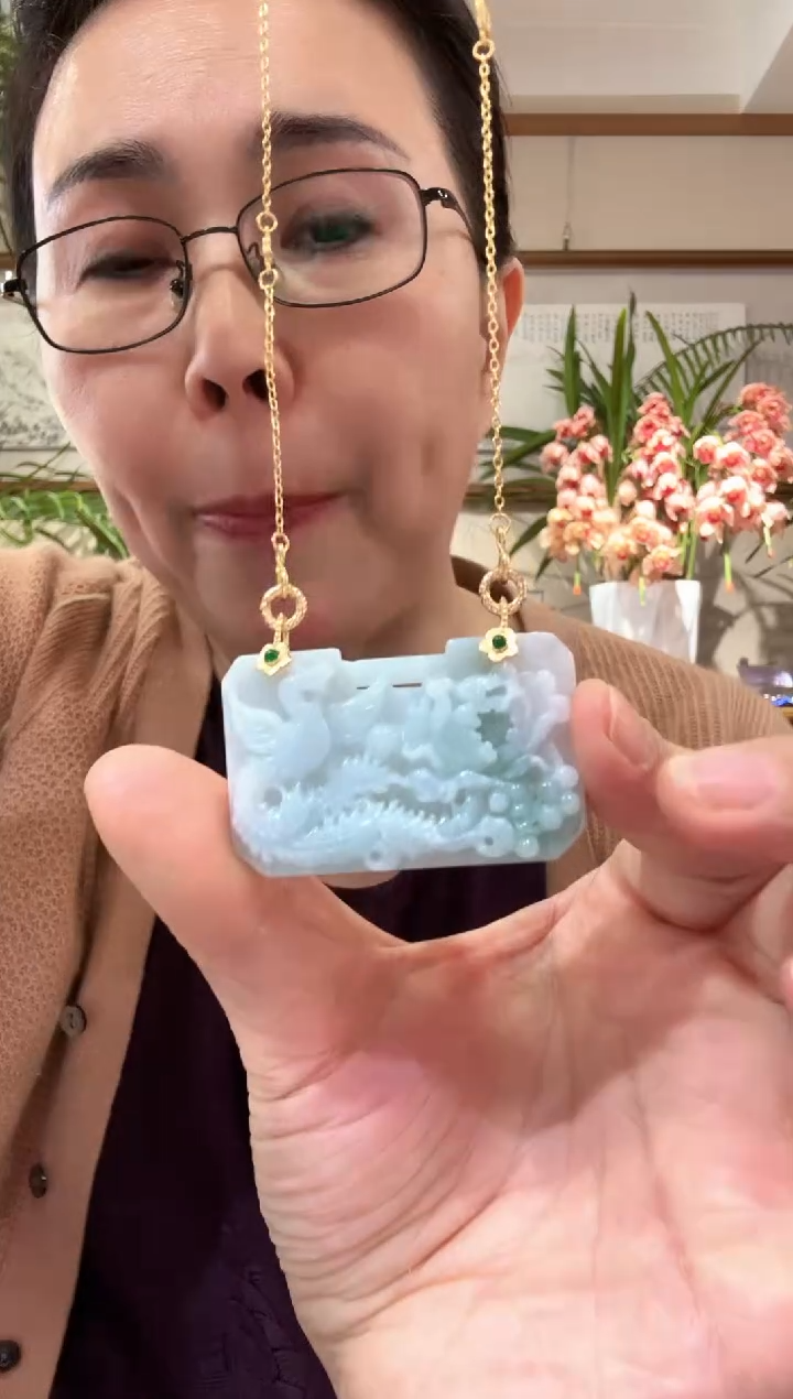 【闪购商品】翡翠颈饰未镶嵌国风