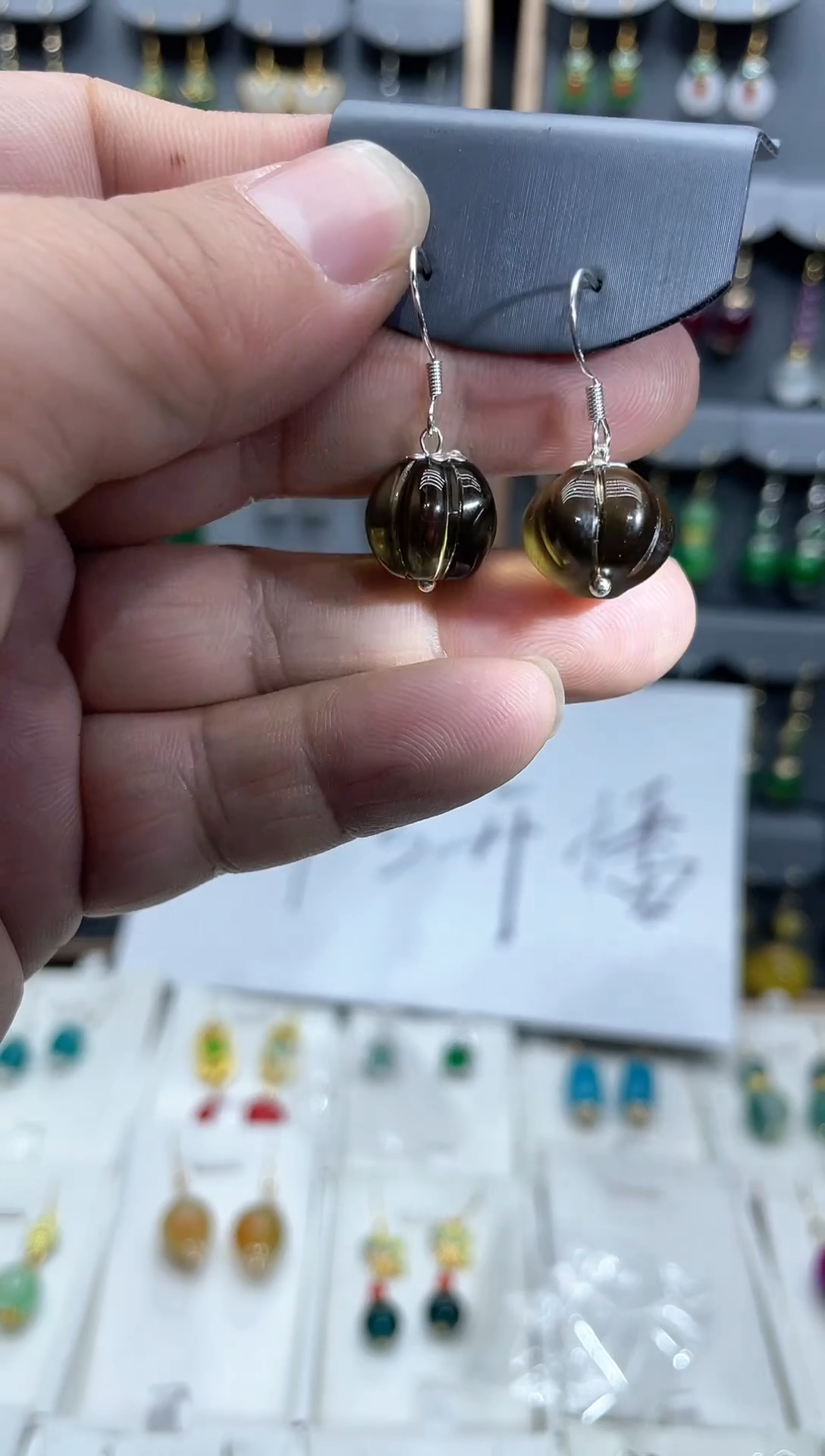 【闪购商品】水晶耳饰银S925镶嵌时尚耳饰111