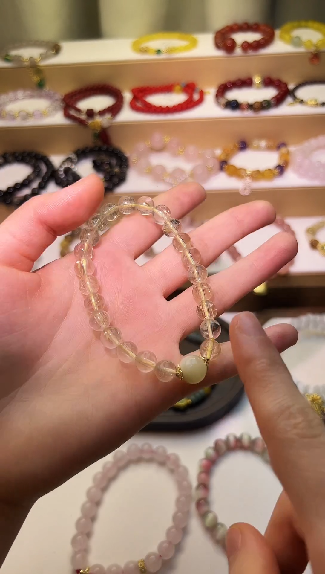 【闪购商品】烟晶手链未镶嵌手串