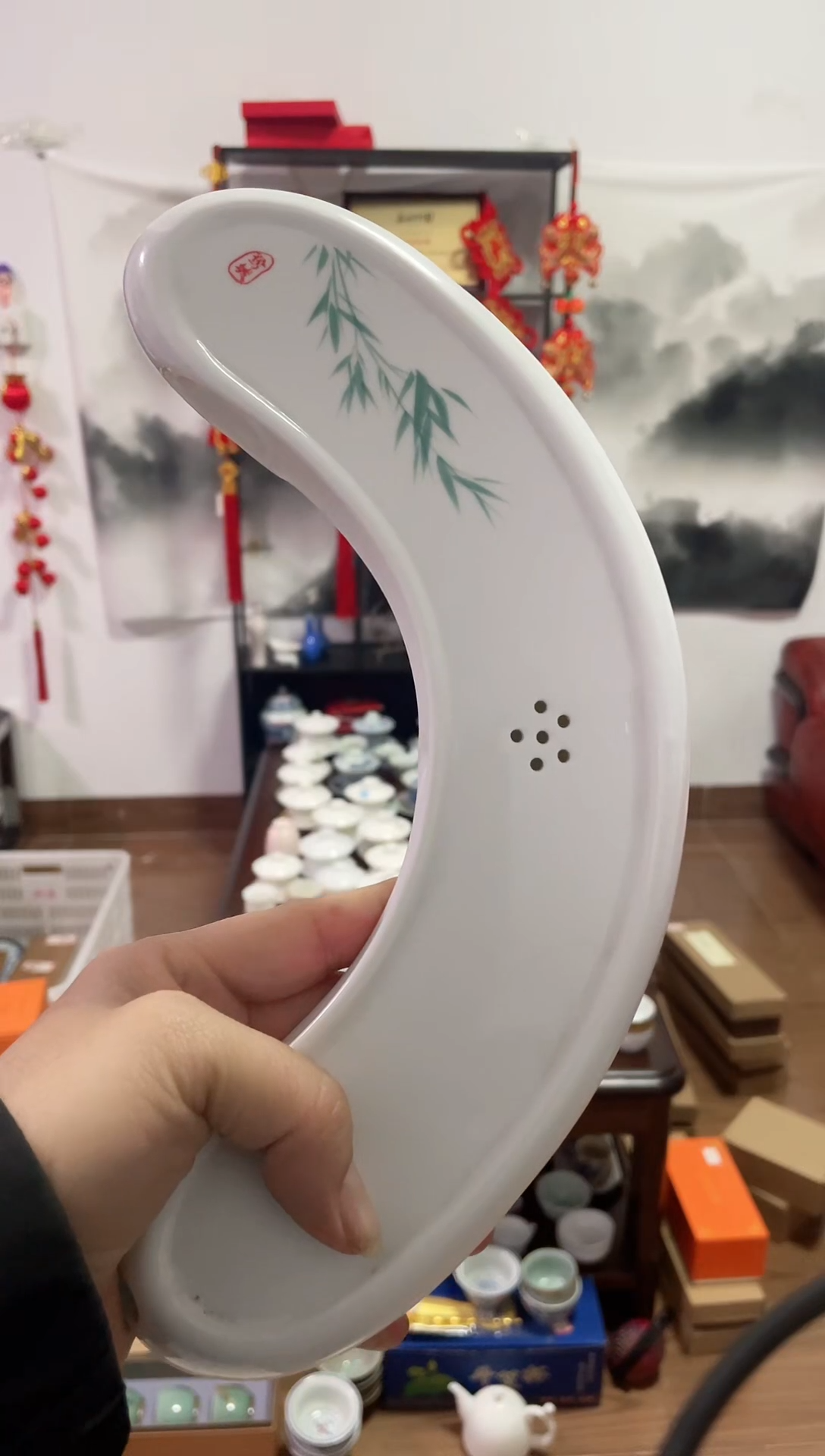 【闪购商品】【瓷心匠物】直播间福利专款竹茶盘