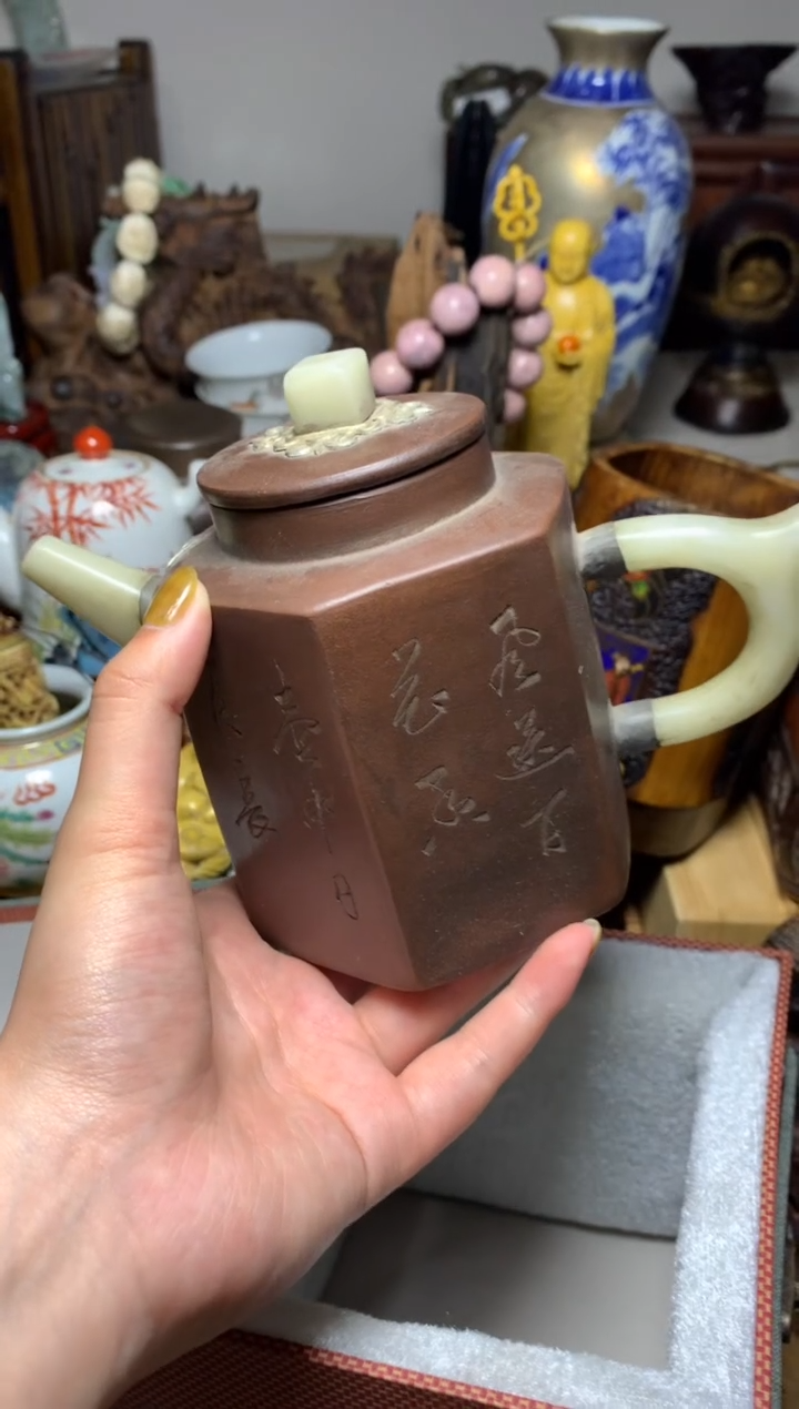 紫砂盖碗瓷器默认微瑕瓷器