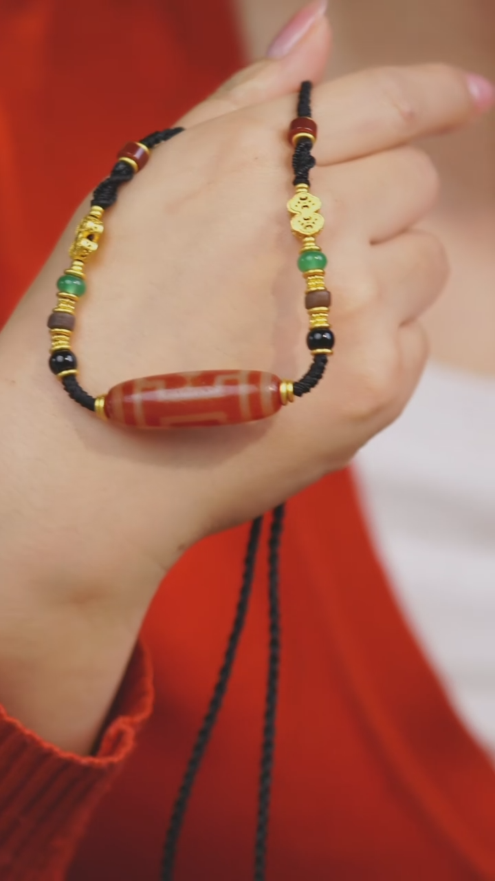 【闪购商品】玛瑙/玉髓项链未镶嵌多样性发一