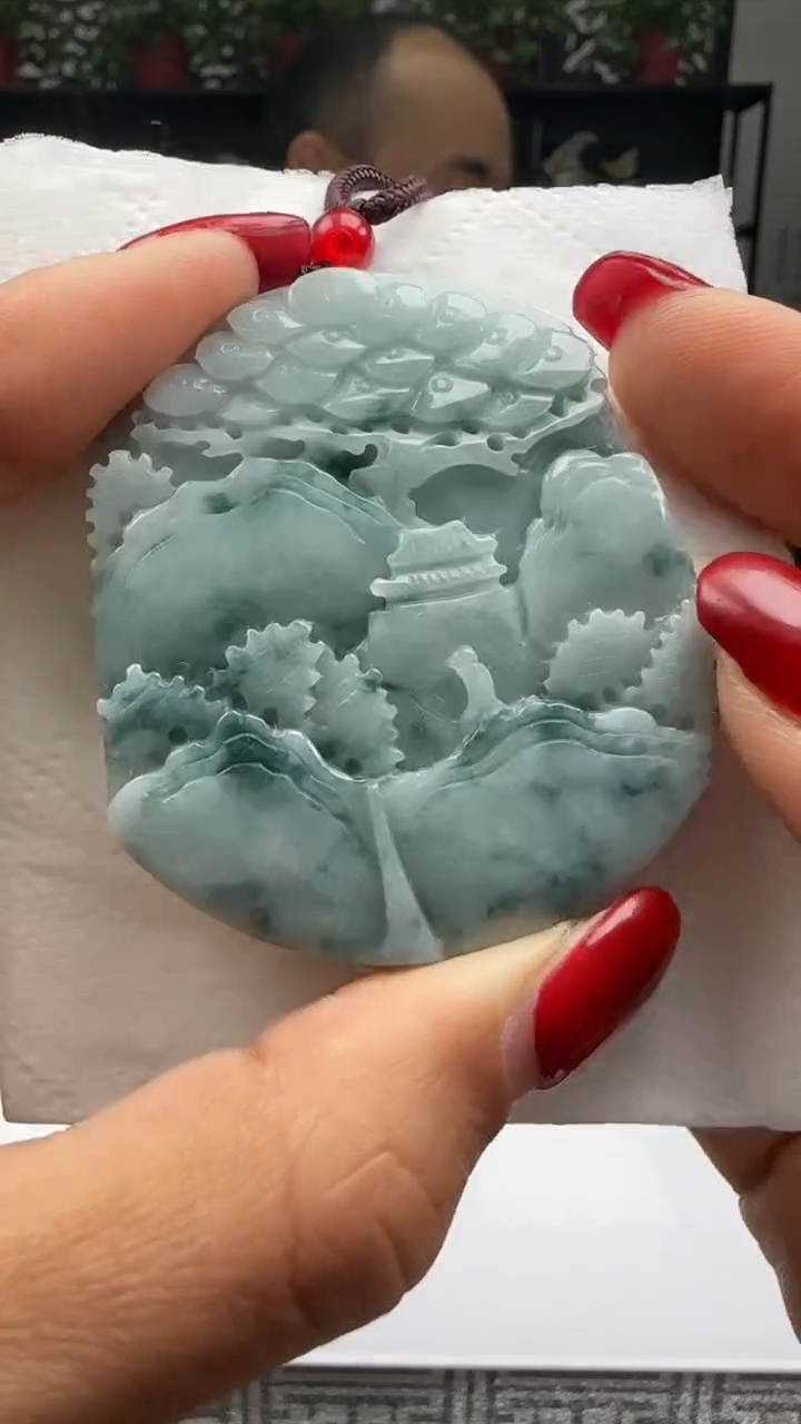 【闪购商品】翡翠颈饰未镶嵌天然翡翠A货吊坠