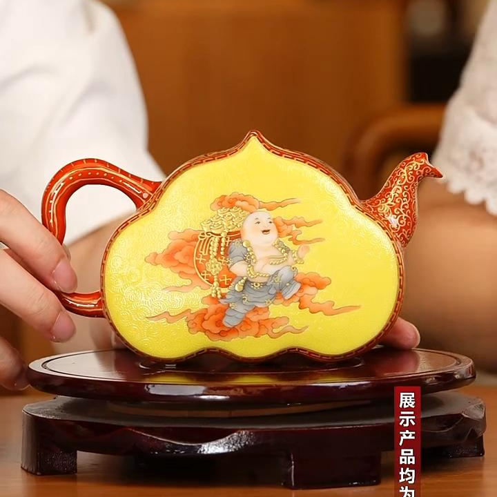 【央广非遗】古窑御器布袋和尚如意壶