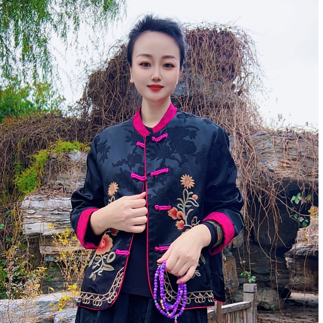 2516款刺绣文艺风中国风百搭