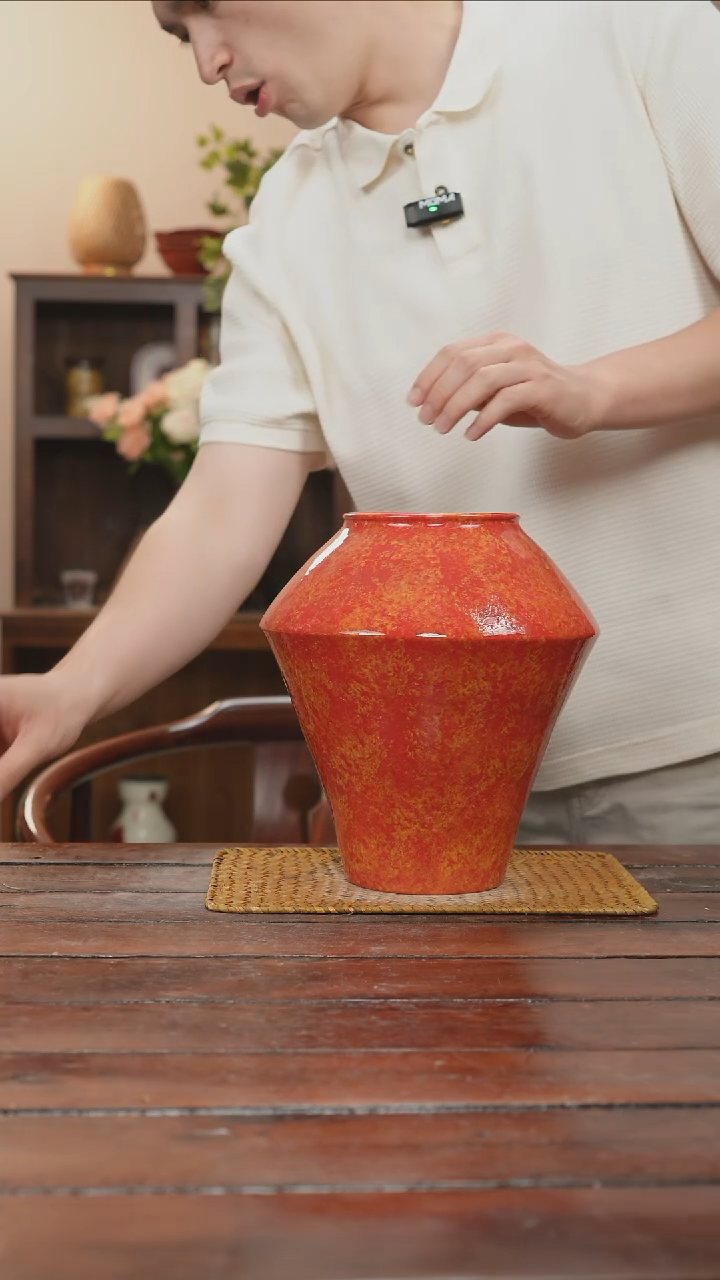 摆件景德镇艺术感手作花瓶