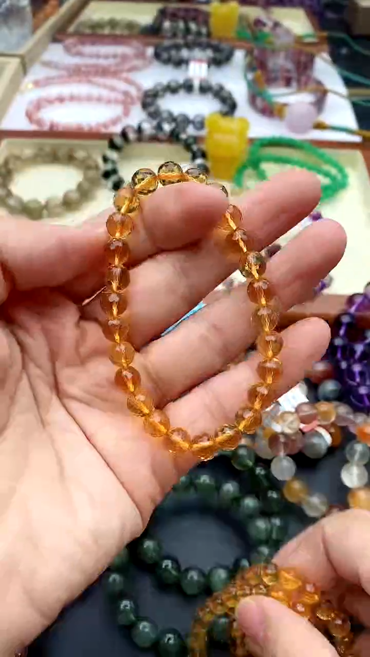 【闪购商品】黄晶手链未镶嵌黄水晶