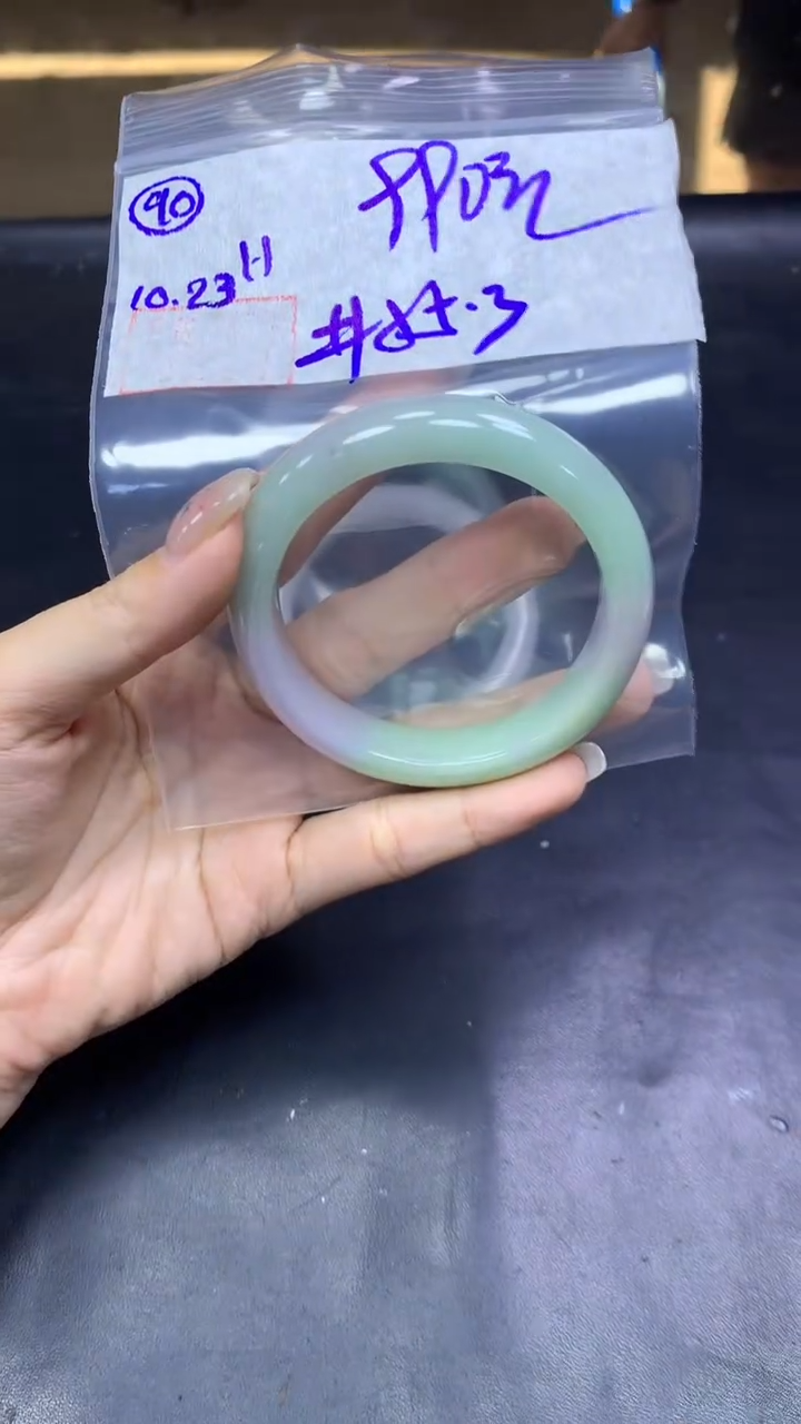 未镶嵌定制翡翠90手镯55.3+990元+拍一发一