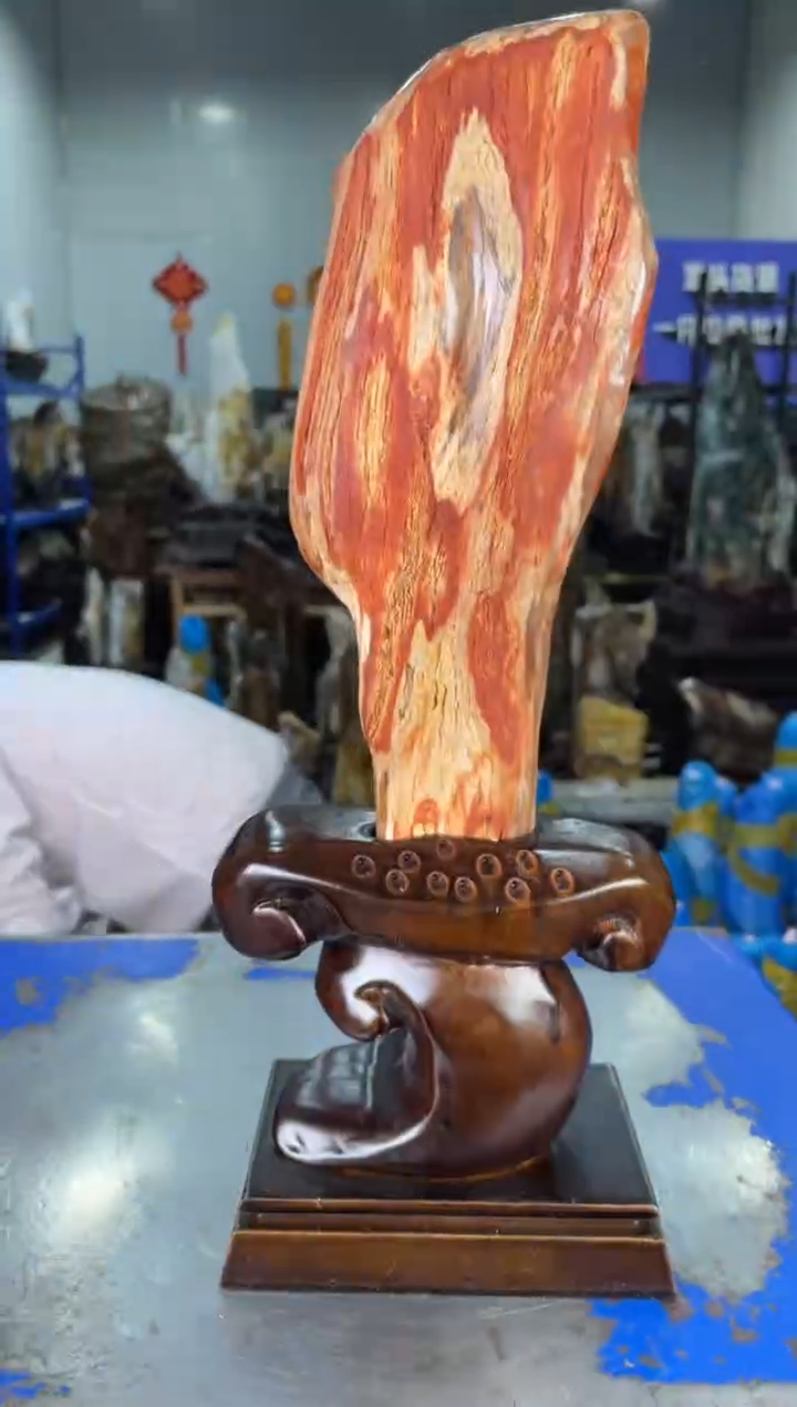 【闪购商品】硅化玉摆件未镶嵌78