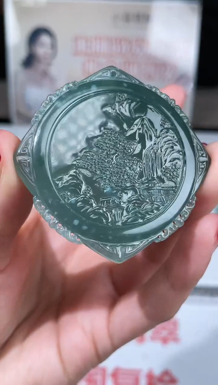 【闪购商品】定制翡翠未镶嵌不退不换随机发CMH1件-A
