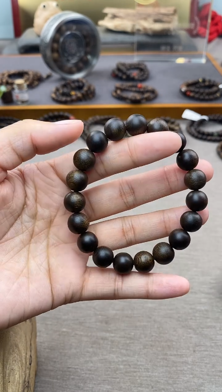 【闪购商品】沉香手串顺化紫棋楠10单圈C