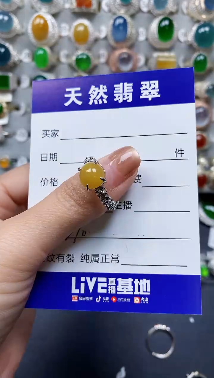 【闪购商品】翡翠戒指银S925镶嵌0210