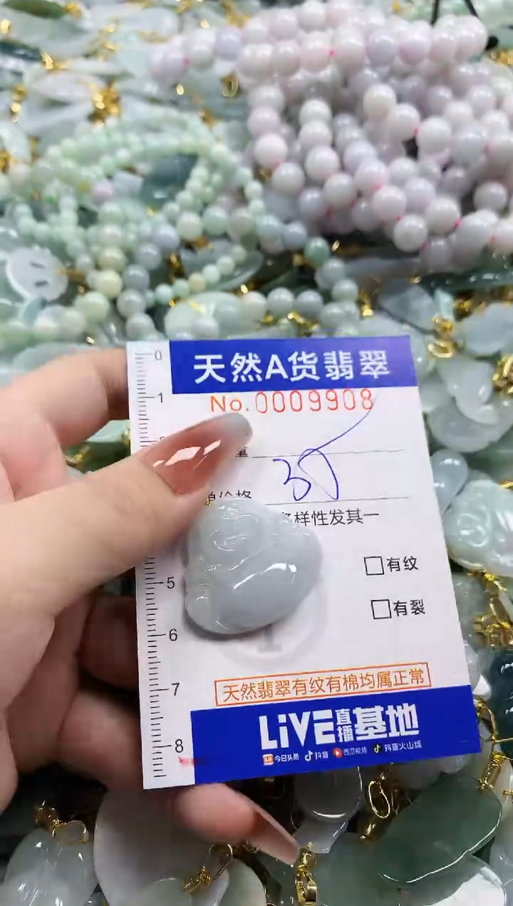 颈饰未镶嵌翡翠天然A货翡翠