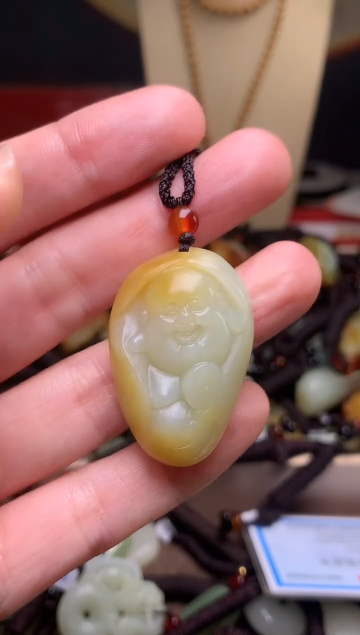 颈饰未镶嵌和田玉新疆料青海料清水和田玉吊坠