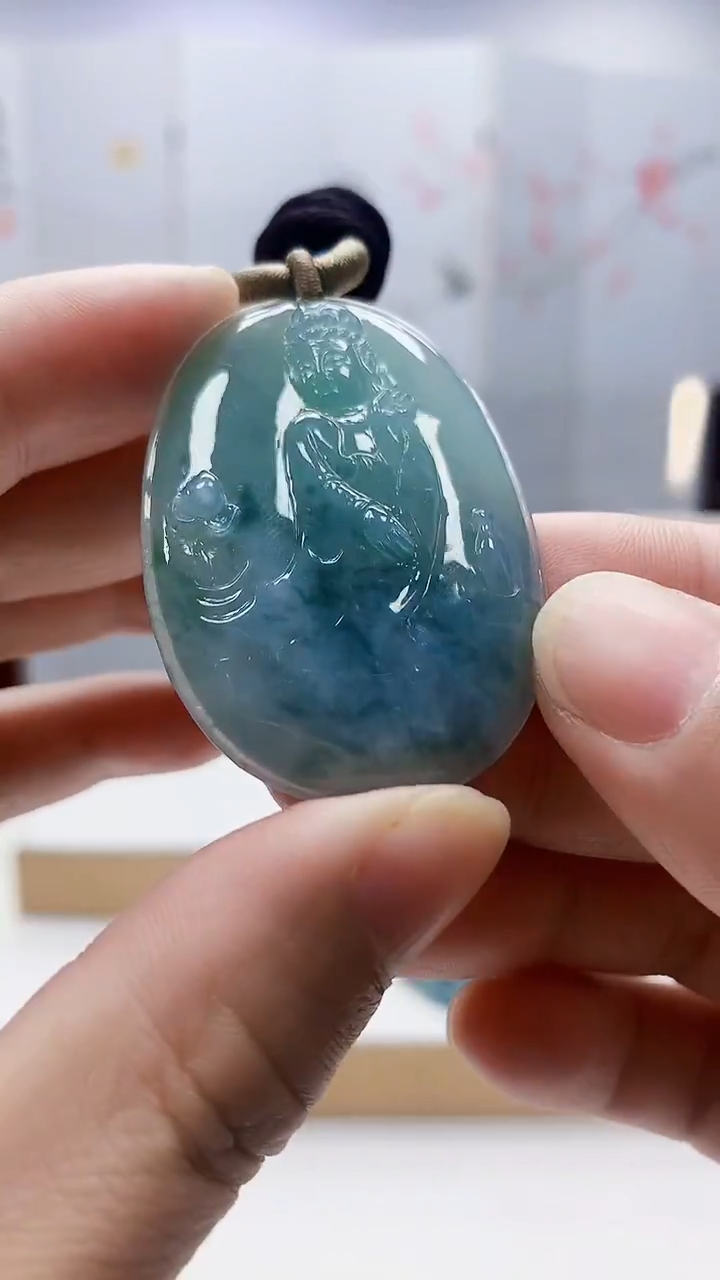 未镶嵌定制翡翠5167ty-毛货挂件2