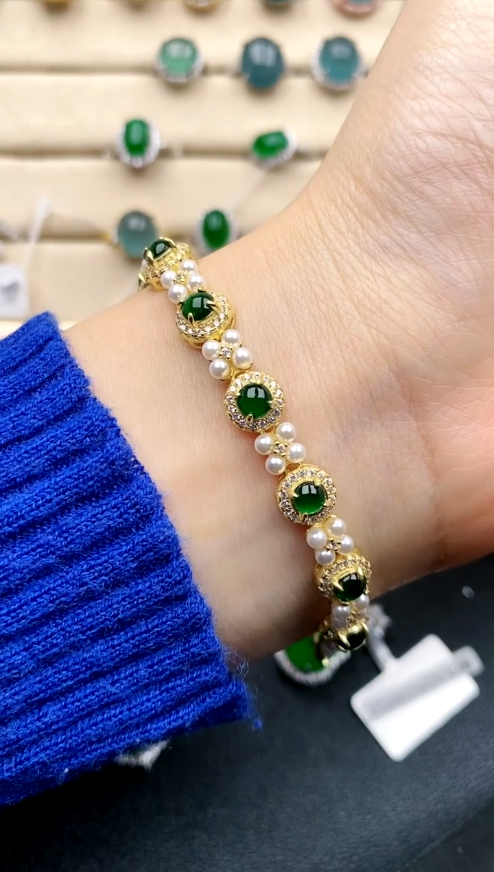 【闪购商品】翡翠戒指银S925镶嵌.....