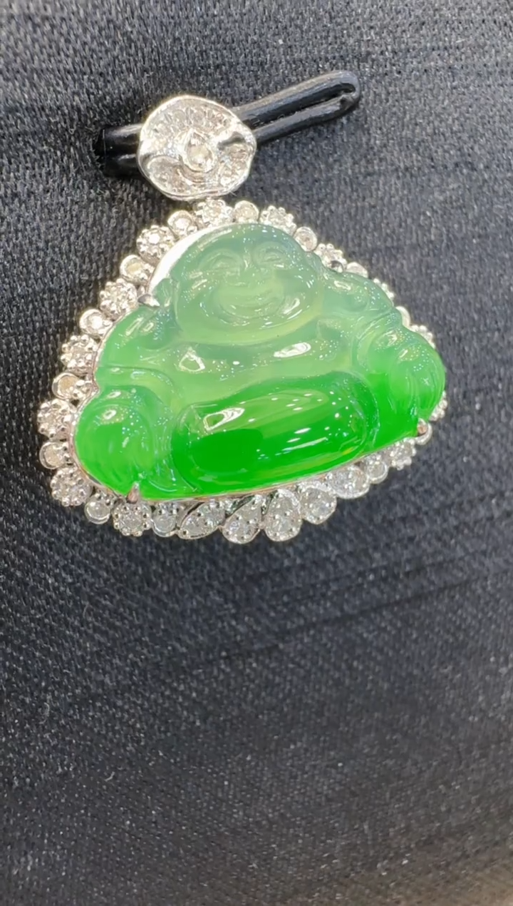 【闪购商品】翡翠吊坠(不含链)18K金镶嵌多样性团购发一件