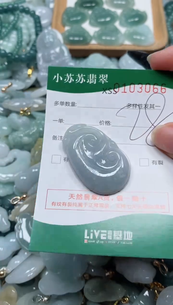【闪购商品】翡翠颈饰未镶嵌闪购商品0103066