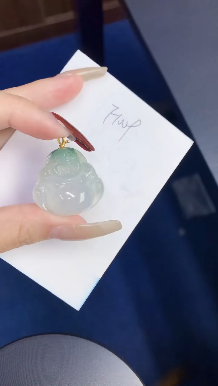 【闪购商品】翡翠颈饰18K金镶嵌00000000000