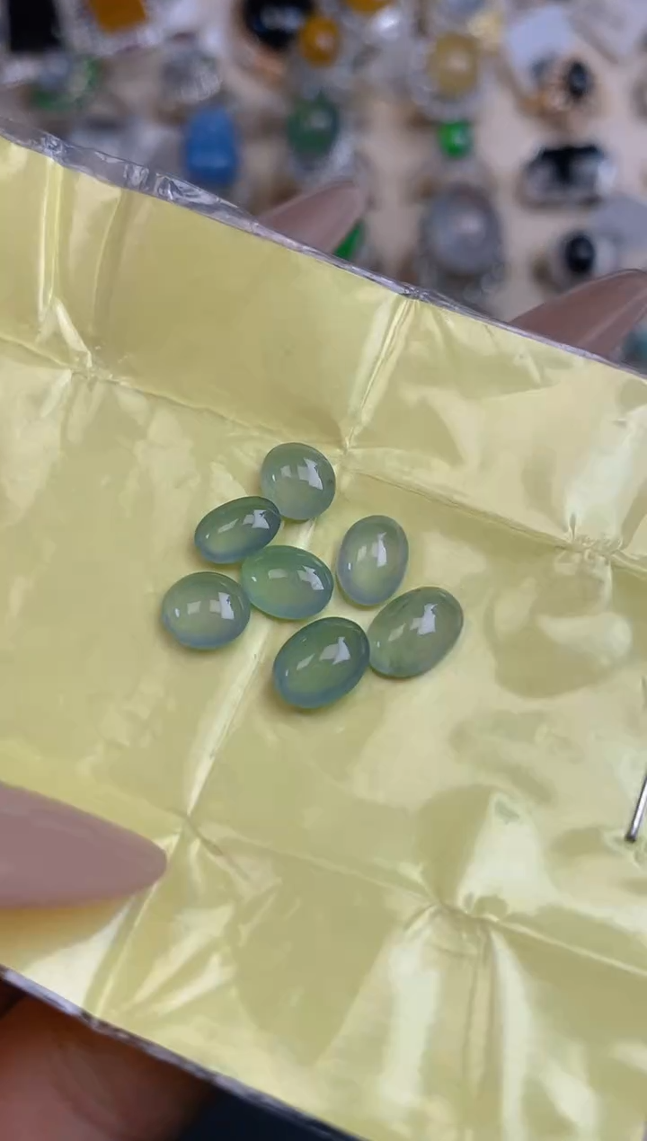 【闪购商品】定制翡翠未镶嵌翡翠裸石蛋面157