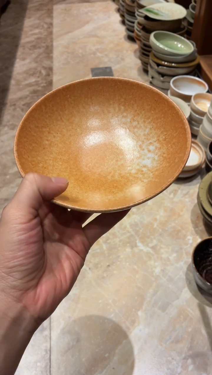 瓷片老*衲105志野圆口碗1个