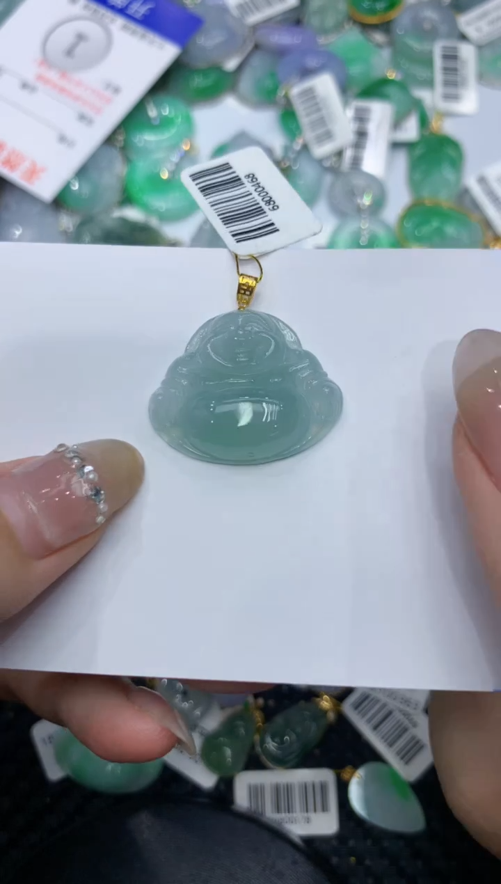 【闪购商品】翡翠颈饰18K金镶嵌222222222