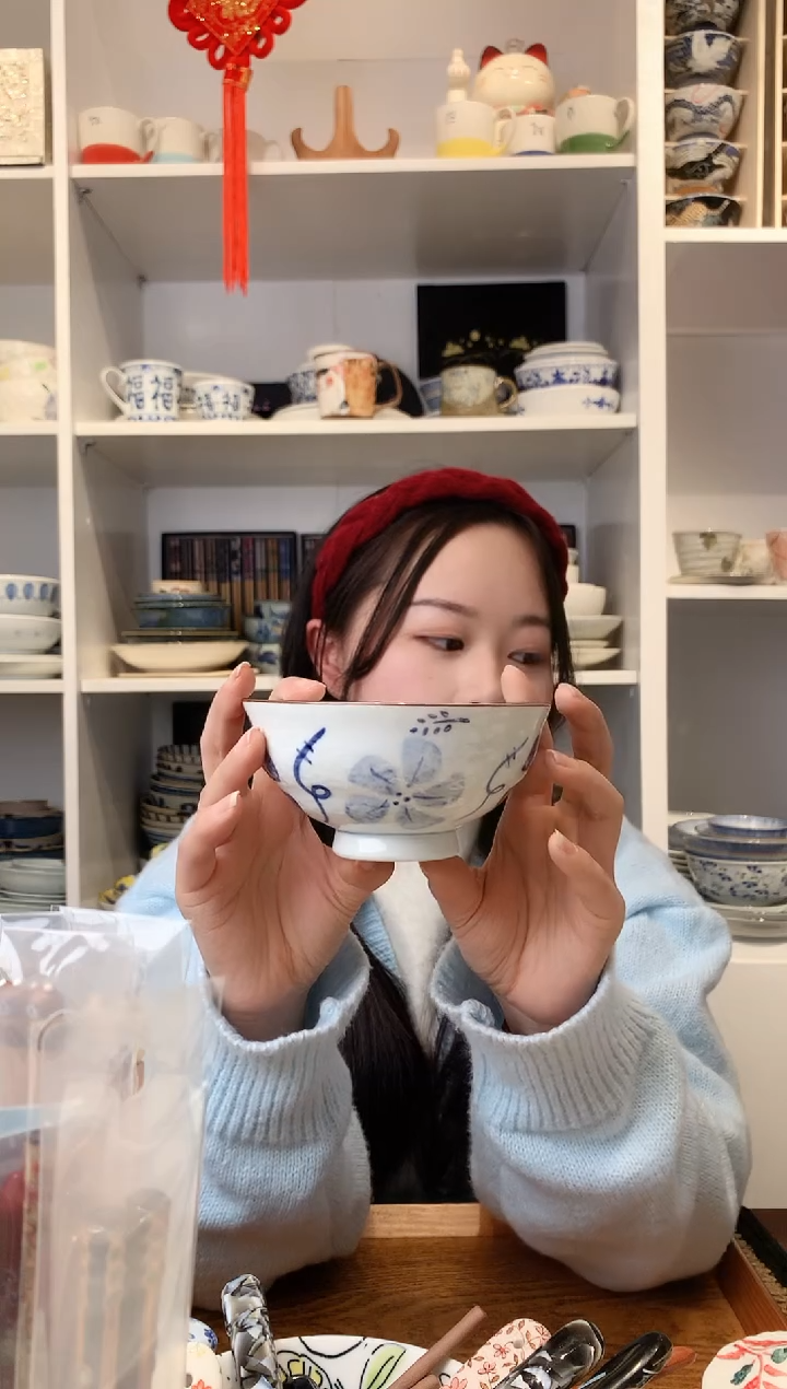 【闪购商品】耐热玻璃12cm风车花米饭碗