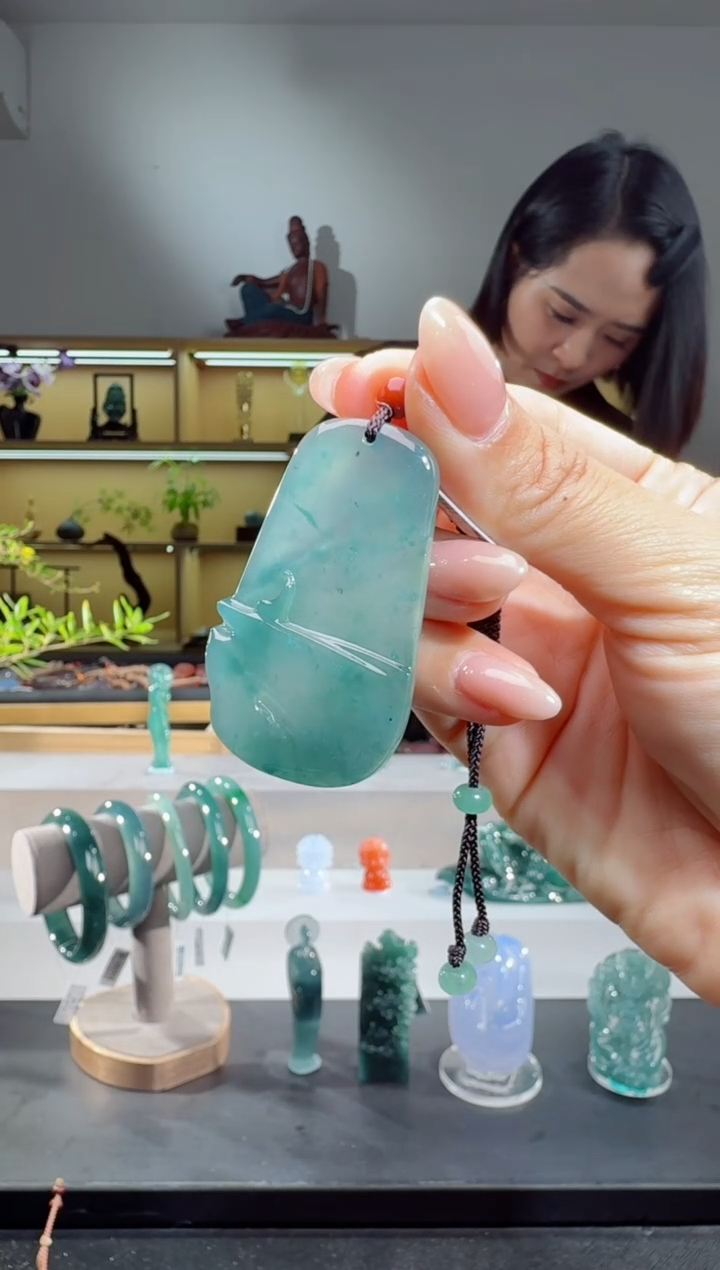 吊坠(不含链)未镶嵌翡翠悟道