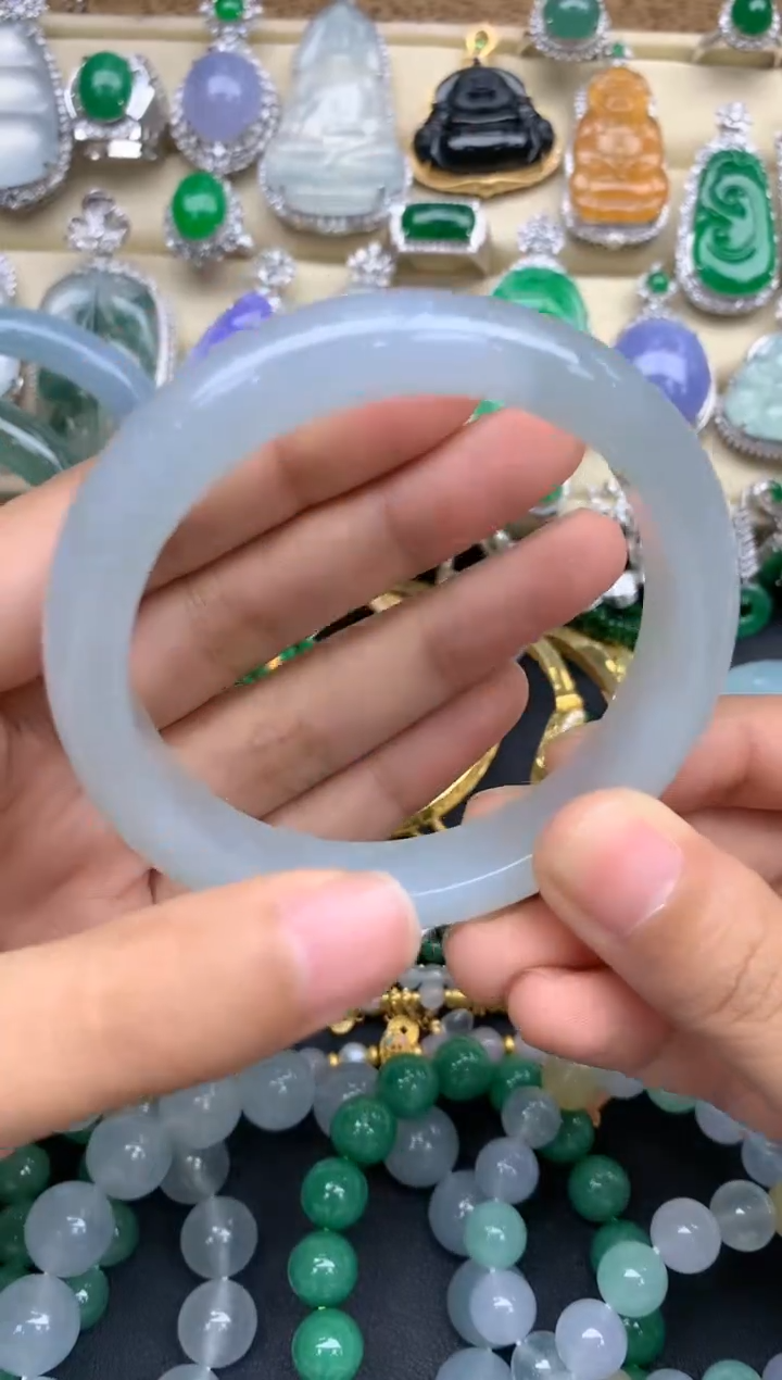 【闪购商品】翡翠手镯未镶嵌90-中国好珍宝
