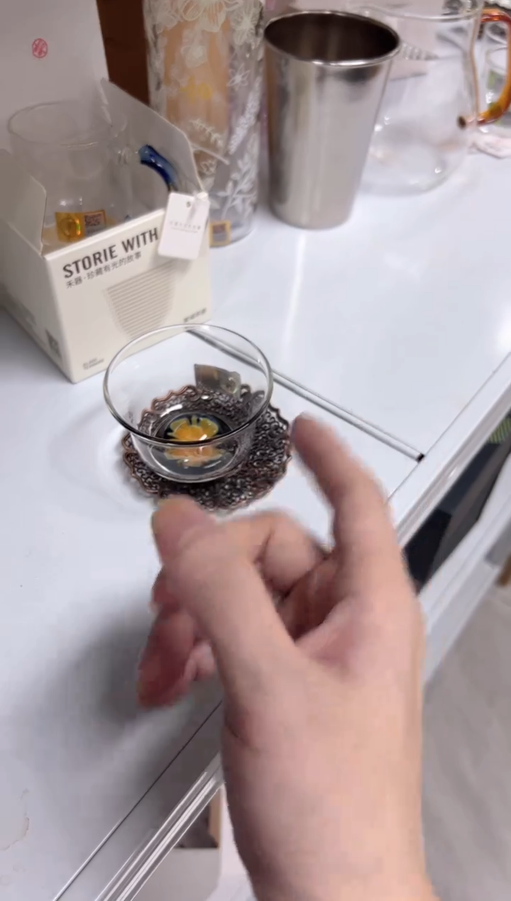 【禾器】芳韵清杯珀+禾器铜制杯垫一份