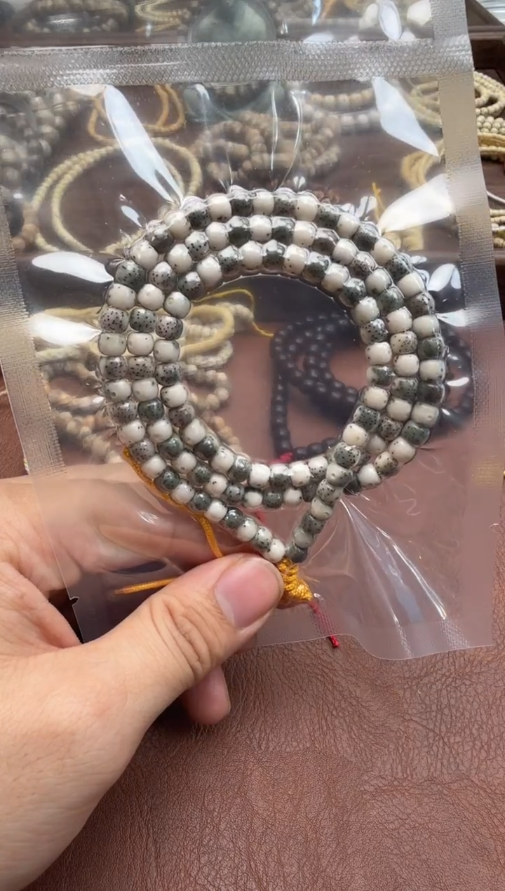 吊坠星月菩提高货6*5正反长串一物一图