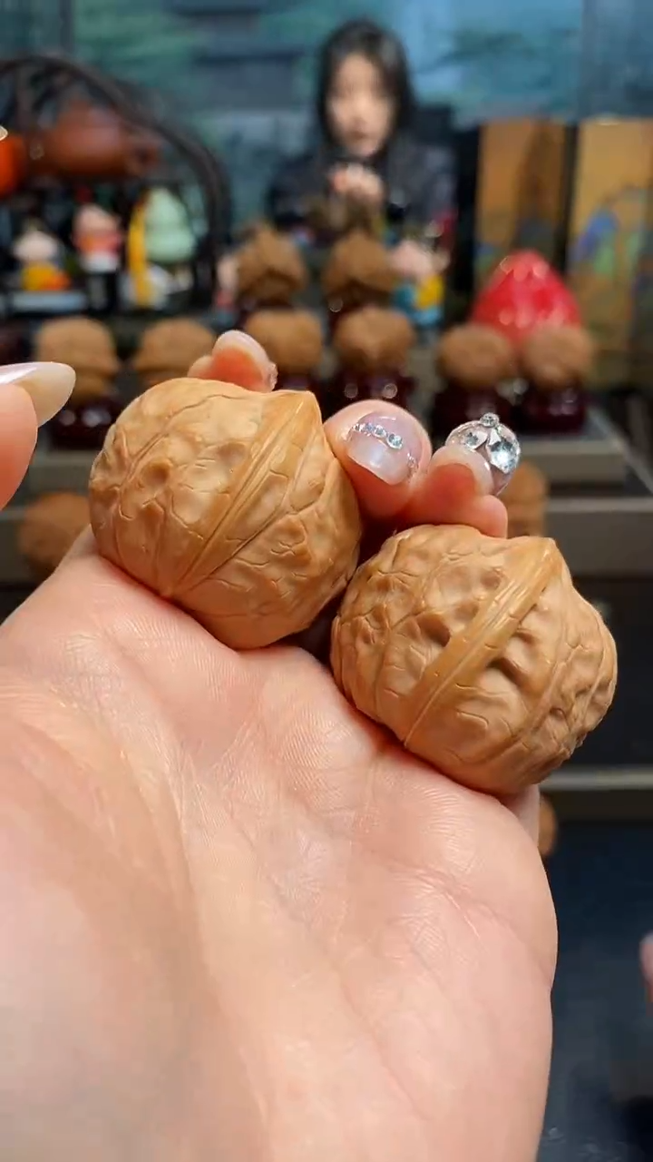 【闪购商品】文玩核桃吊坠F554龟甲纹32