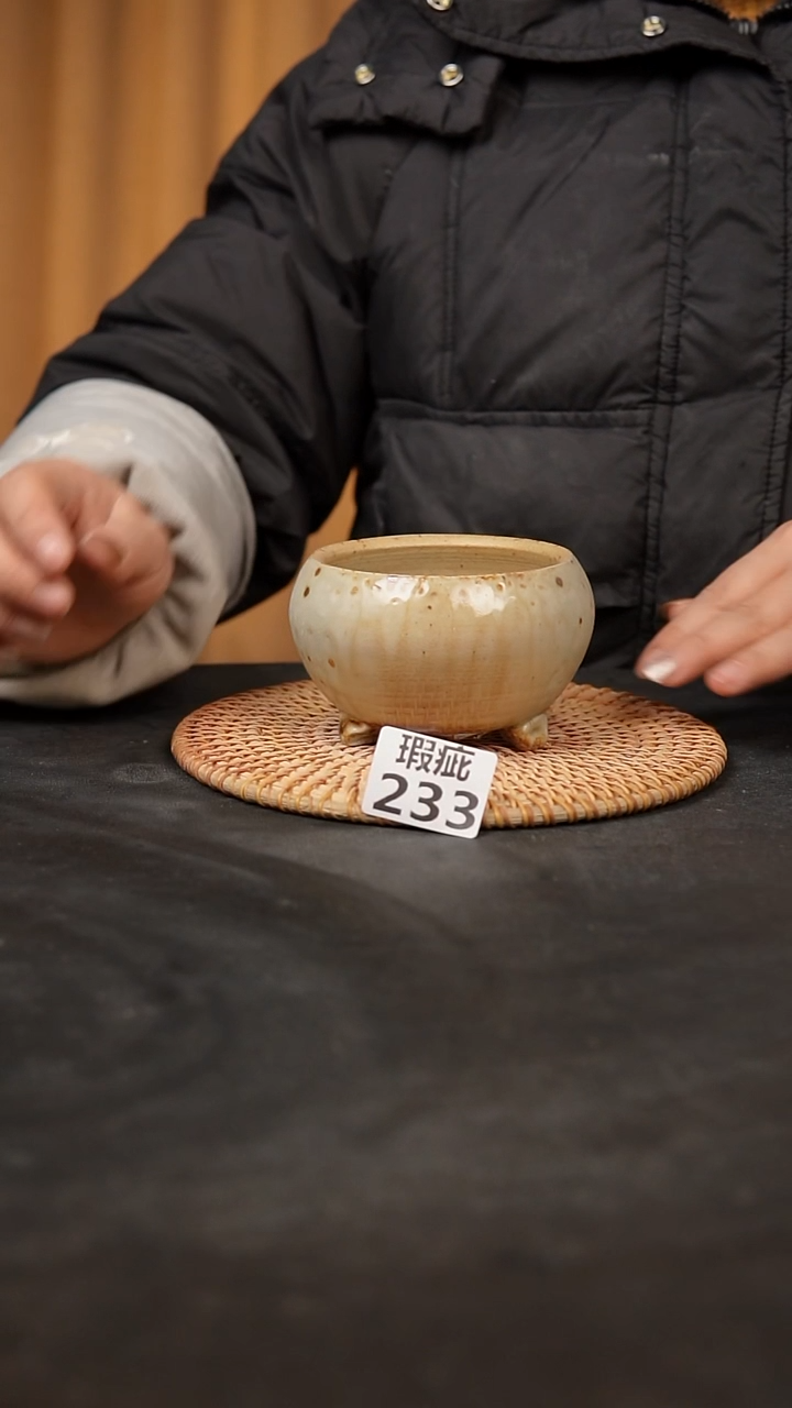 【闪购商品】瓷片233泥泥手工花盆口8